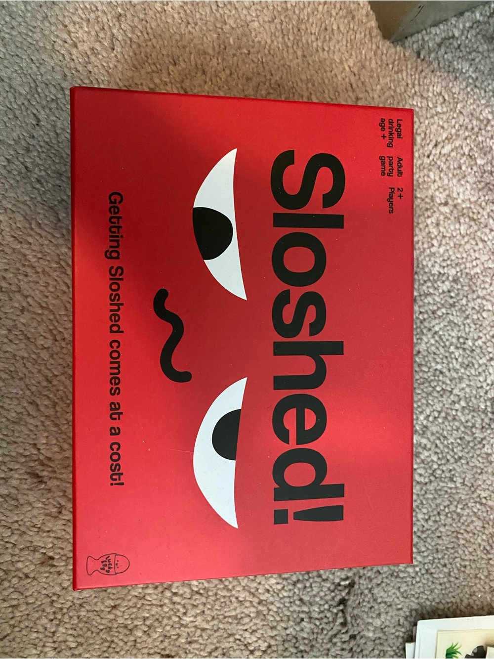 Sloshed! Party Drinking Game - Red Box